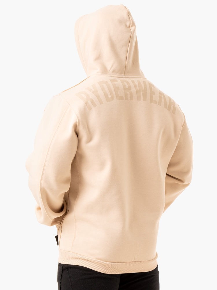 Ryderwear Force Pullover Hoodie Sand | STJ-691720