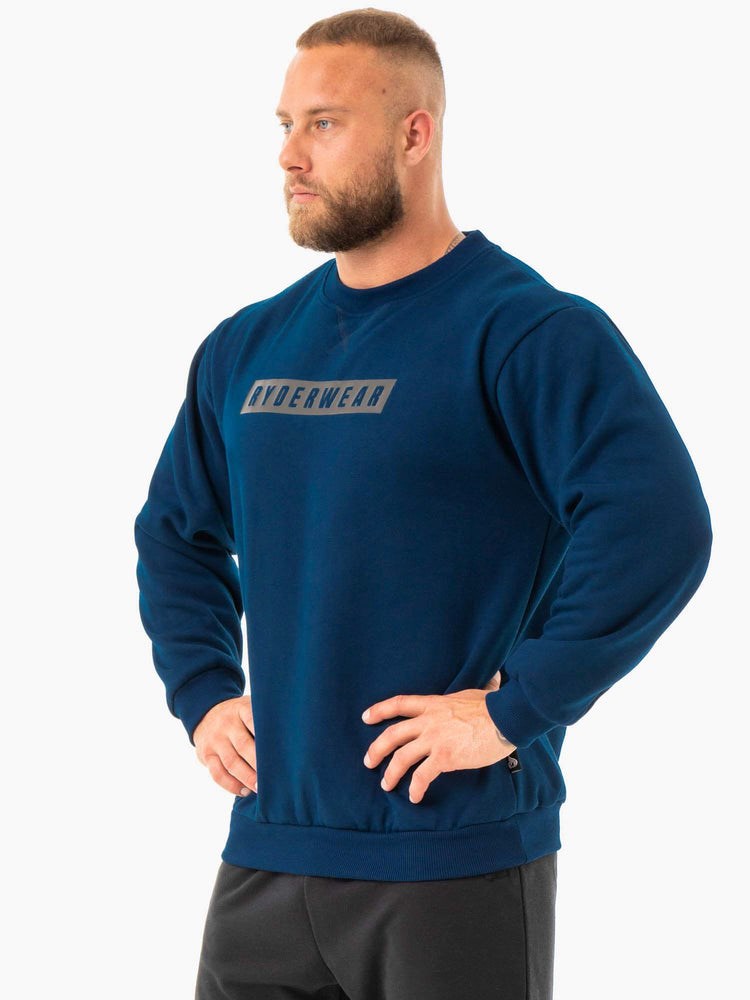 Ryderwear Force Pullover Marinblå | WTL-207486