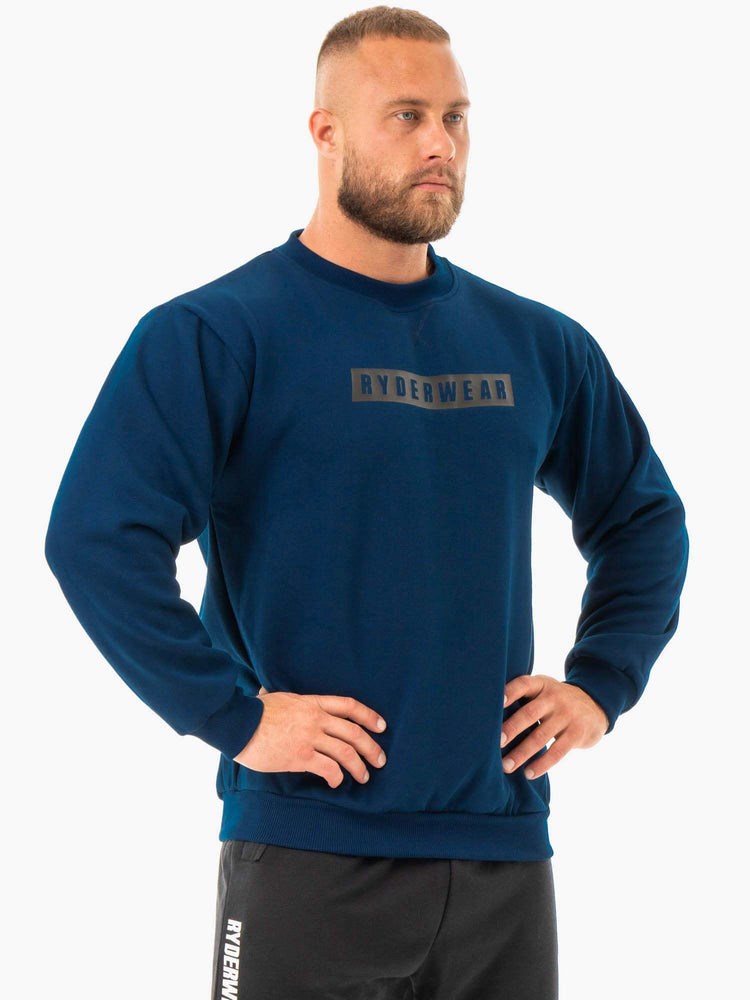 Ryderwear Force Pullover Marinblå | WTL-207486