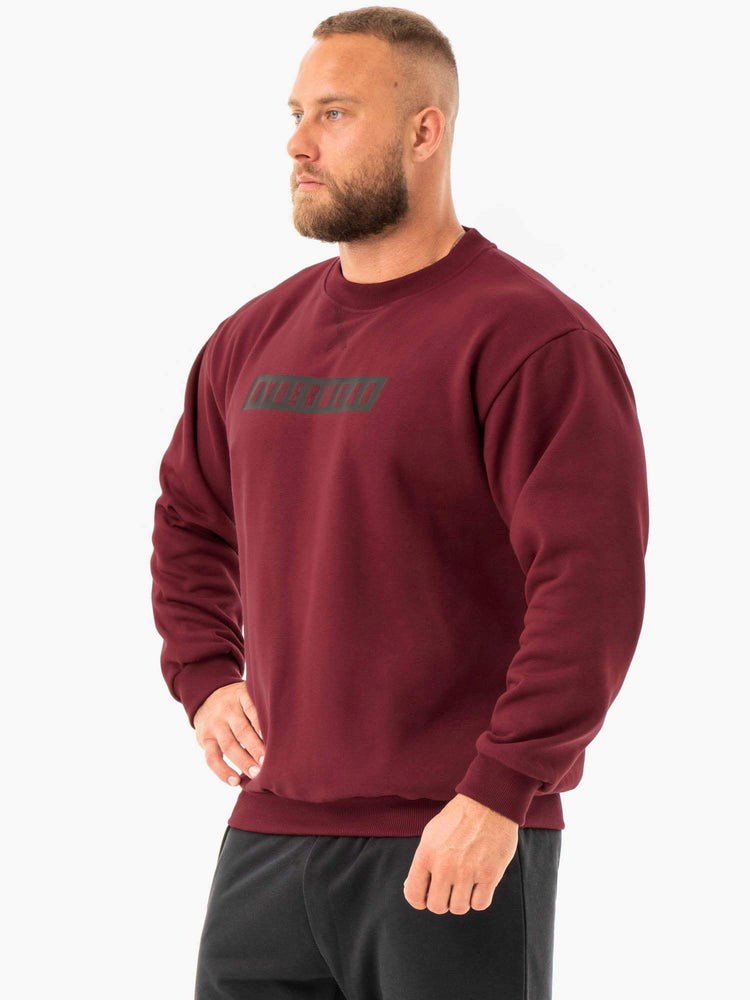 Ryderwear Force Pullover Vinröda | KPM-954376