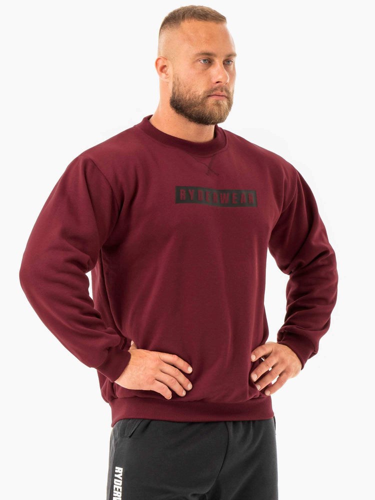 Ryderwear Force Pullover Vinröda | KPM-954376