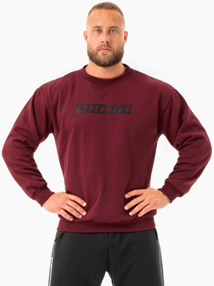 Ryderwear Force Pullover Vinröda | KPM-954376