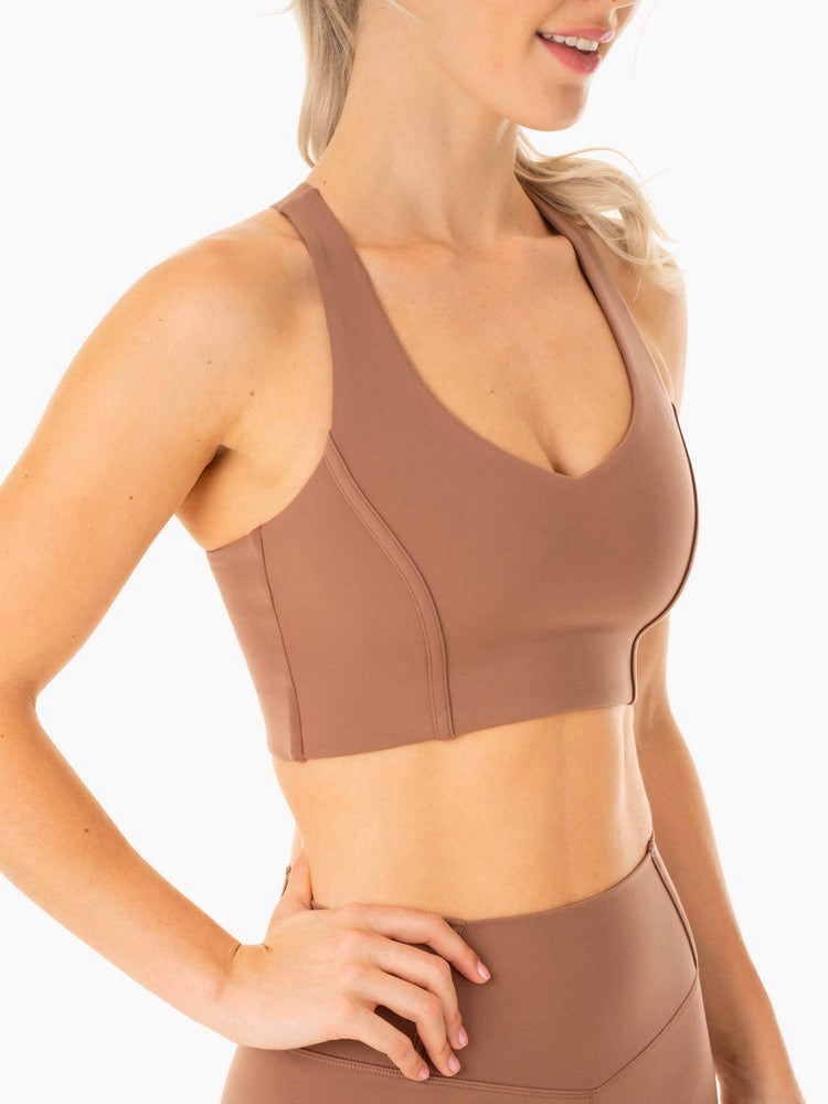 Ryderwear Form Sports Bra Mocha | SPX-178023