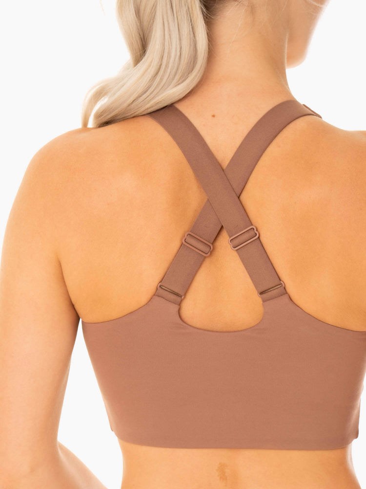 Ryderwear Form Sports Bra Mocha | SPX-178023