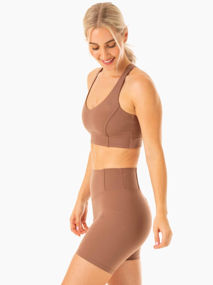 Ryderwear Form Sports Bra Mocha | SPX-178023