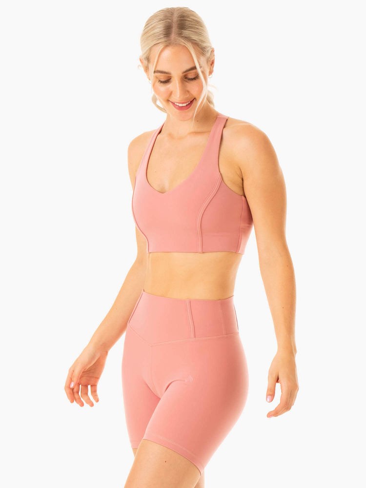 Ryderwear Form Sports Bra Rosa | HTW-743809