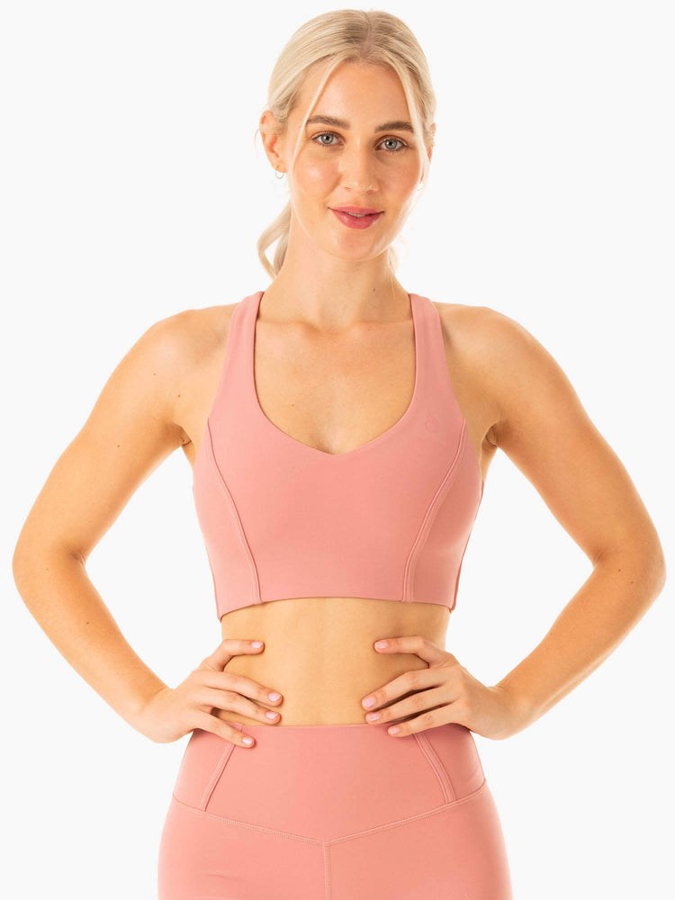 Ryderwear Form Sports Bra Rosa | HTW-743809