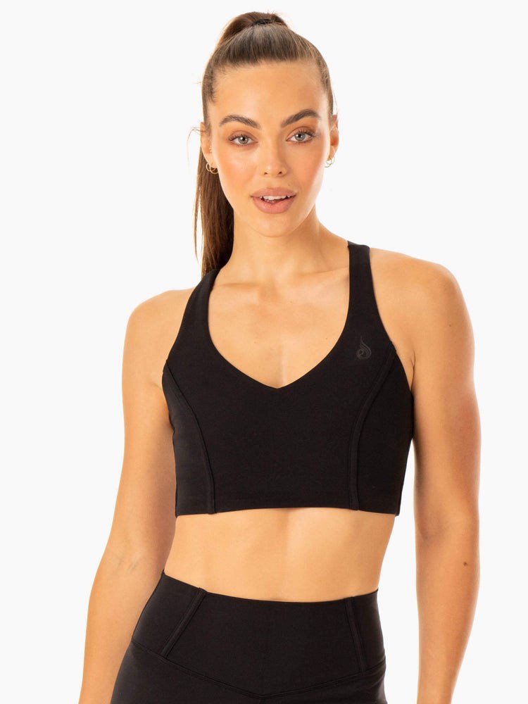 Ryderwear Form Sports Bra Svarta | VXO-345971