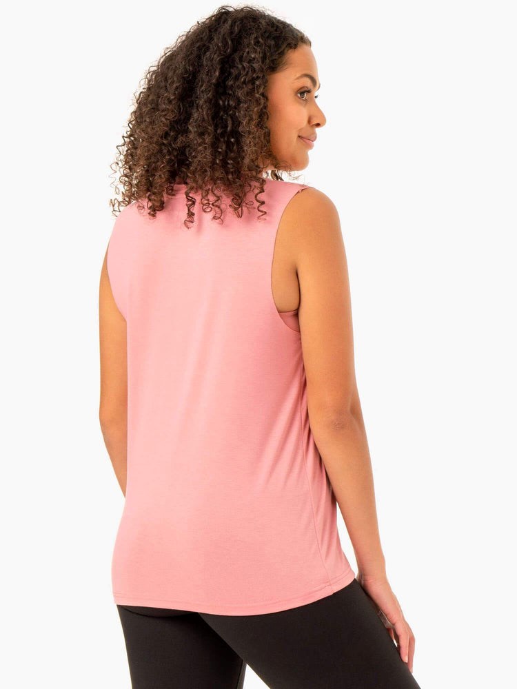 Ryderwear Foundation Muscle Tank Rosa | PBZ-059364