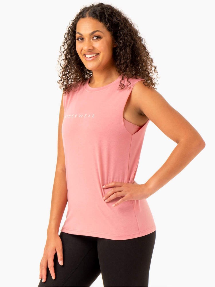 Ryderwear Foundation Muscle Tank Rosa | PBZ-059364