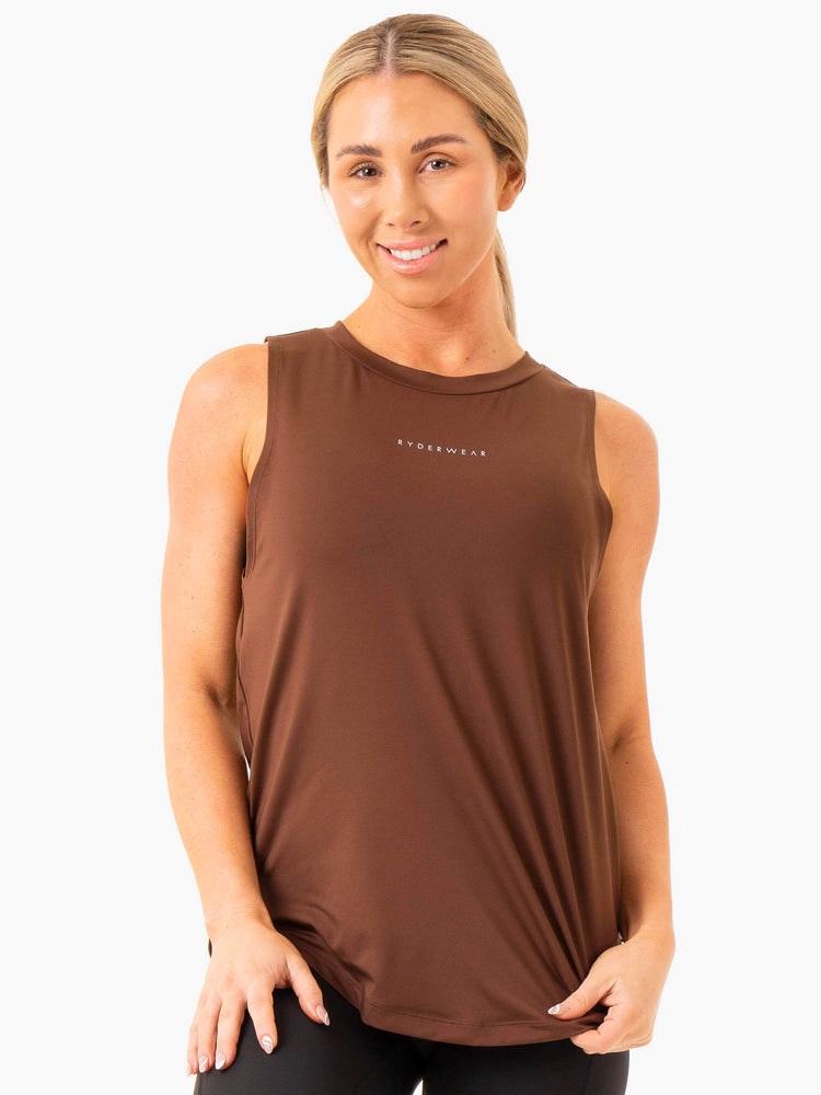 Ryderwear Freedom Tränings Tank Choklad | RMS-271439