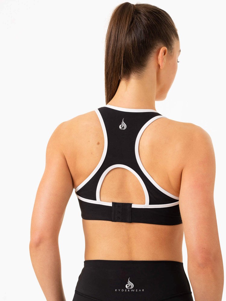 Ryderwear Frequency High Impact Sports Bra Svarta | XFI-150684