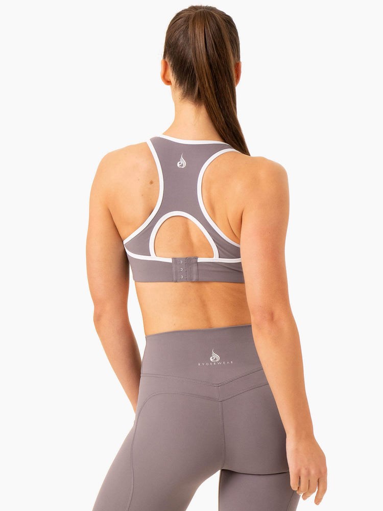 Ryderwear Frequency High Impact Sports Bra Grå | ZQW-381064