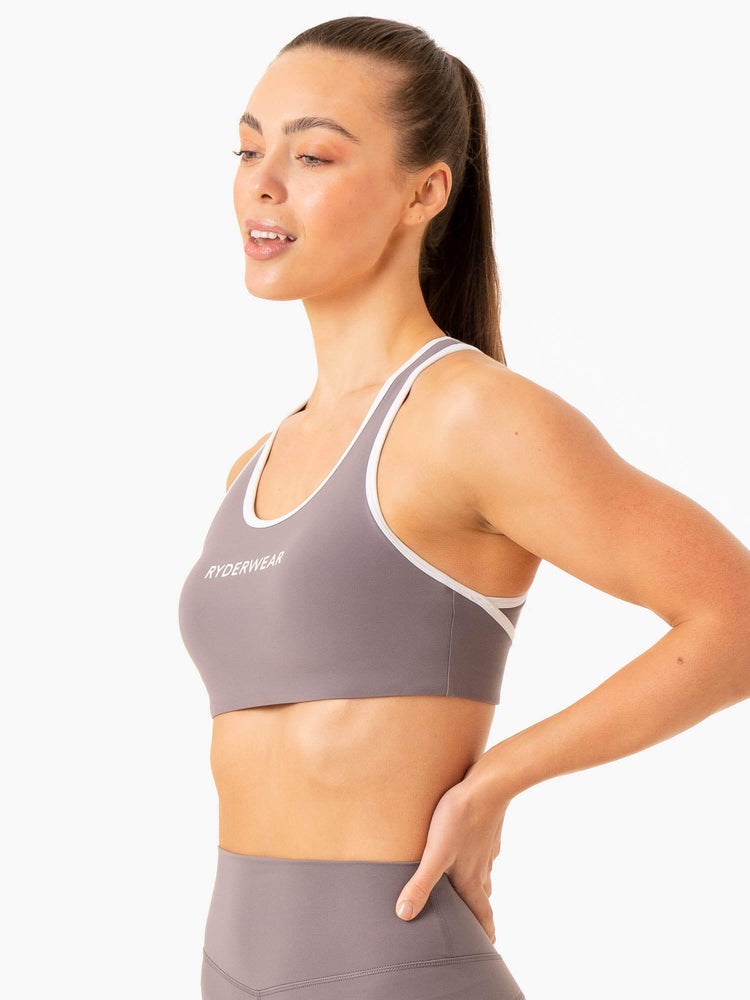 Ryderwear Frequency High Impact Sports Bra Grå | ZQW-381064