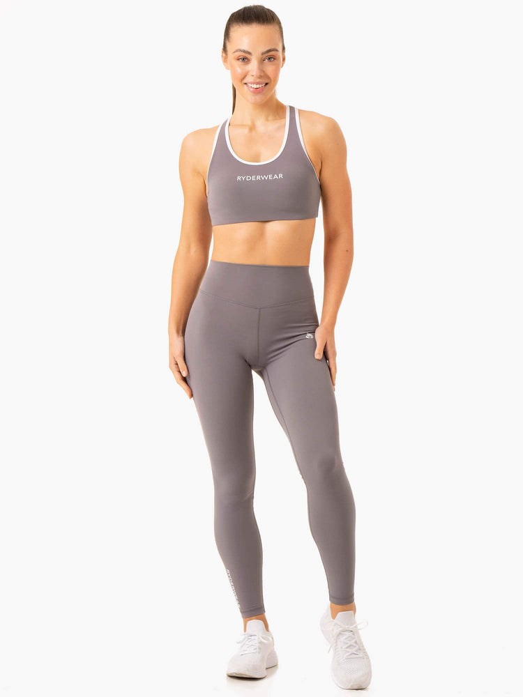 Ryderwear Frequency High Impact Sports Bra Grå | ZQW-381064