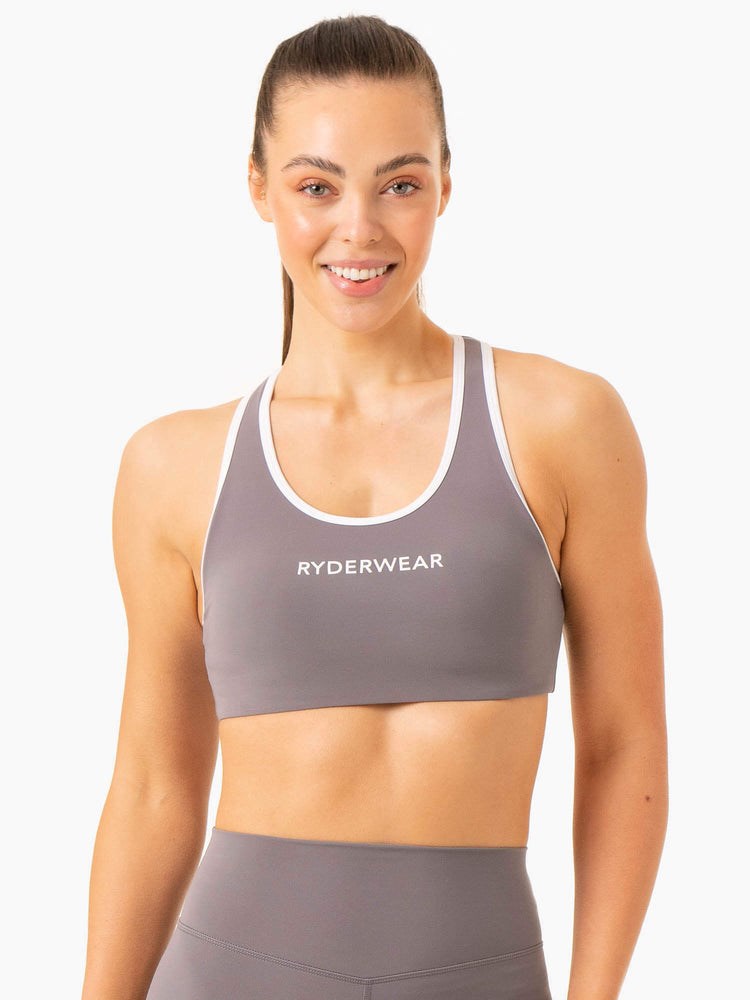 Ryderwear Frequency High Impact Sports Bra Grå | ZQW-381064