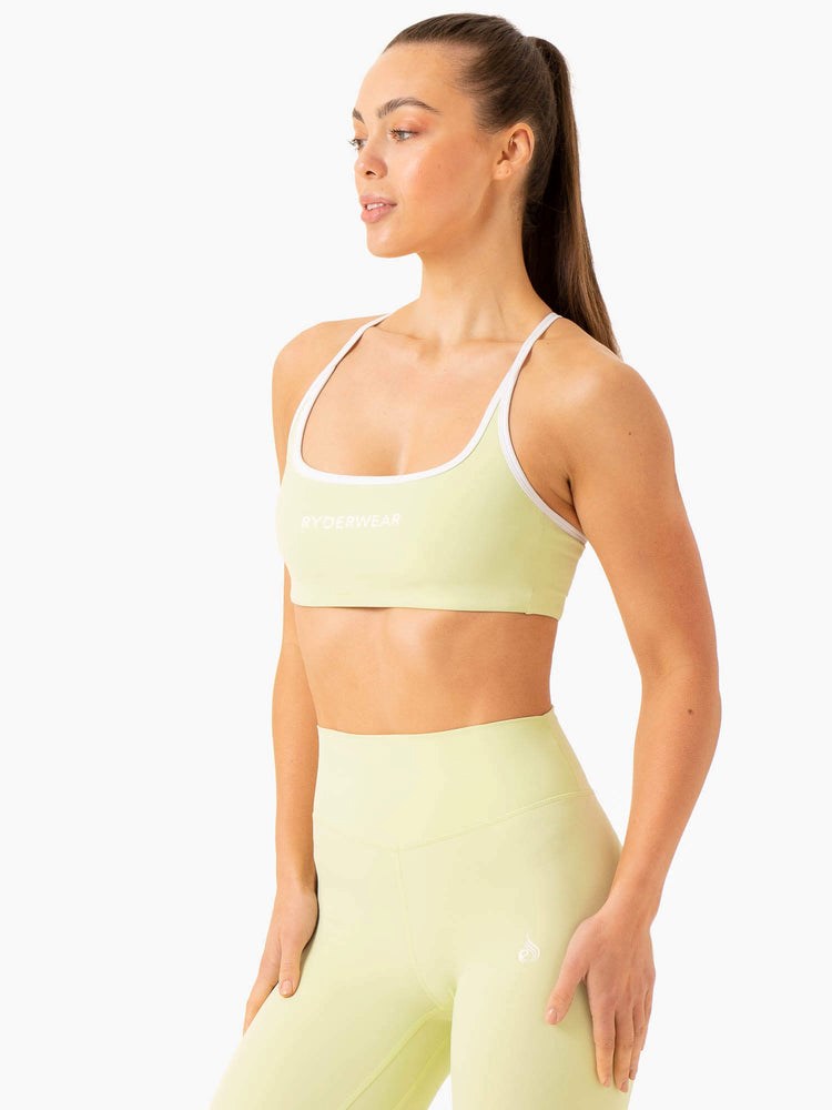 Ryderwear Frequency Sports Bra Mintgröna | EBA-574306