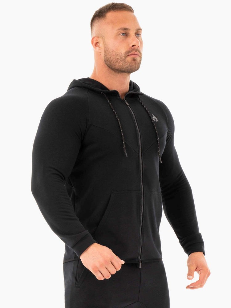 Ryderwear Gympa Zip Up Hoodie Jacket Svarta | ABT-905148