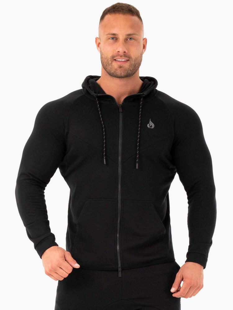 Ryderwear Gympa Zip Up Hoodie Jacket Svarta | WMB-862194