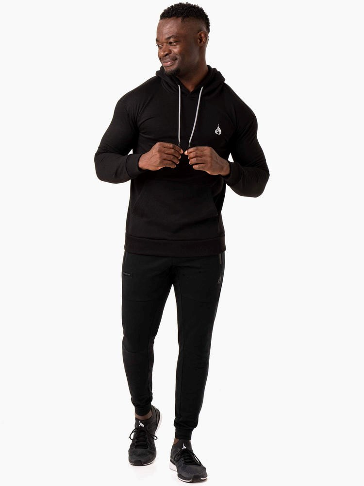 Ryderwear Impact Pullover Hoodie Svarta | QOR-589362