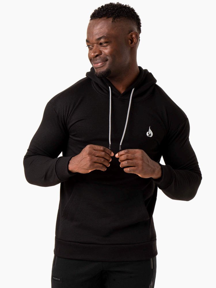 Ryderwear Impact Pullover Hoodie Svarta | QOR-589362