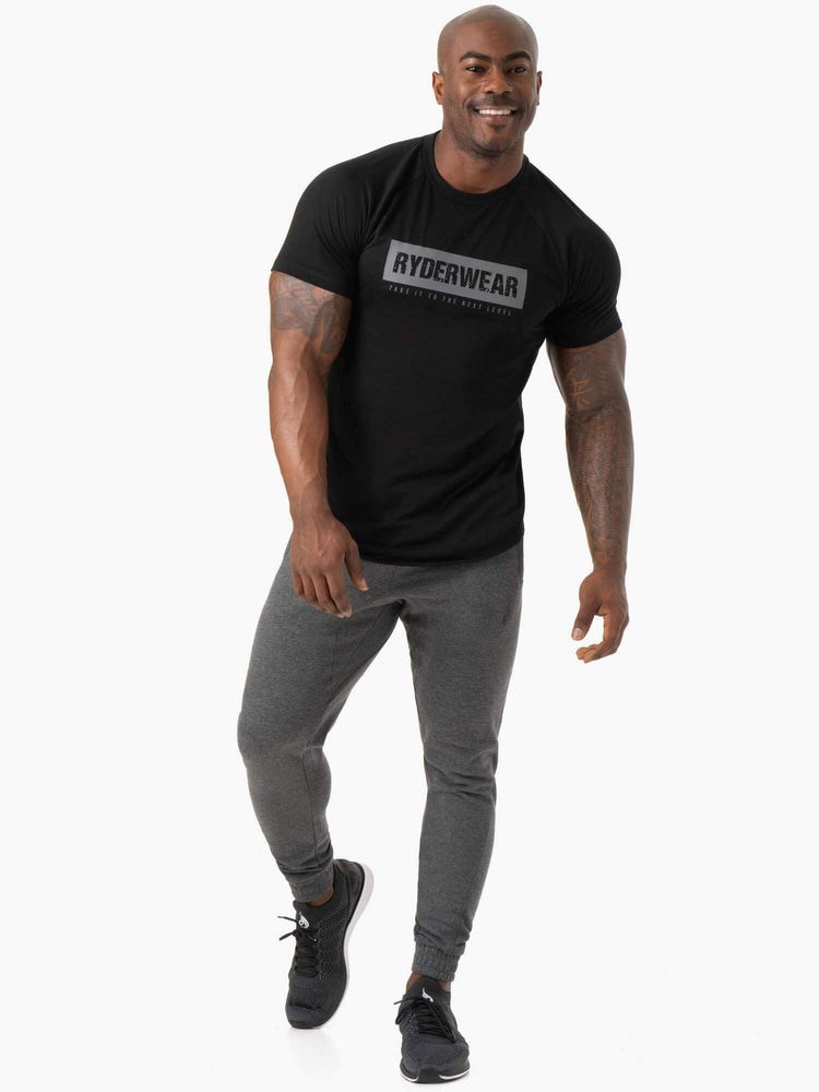 Ryderwear Iron Track Pants Charcoal Marl | UHS-971638