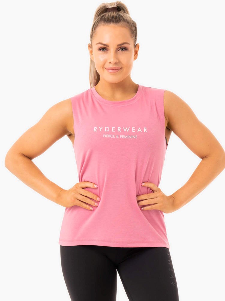 Ryderwear Ladies Baller Tank Rosa | TXI-901748