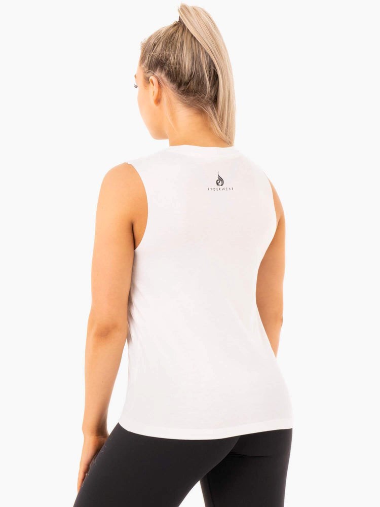 Ryderwear Ladies Baller Tank Vita | PDB-894206