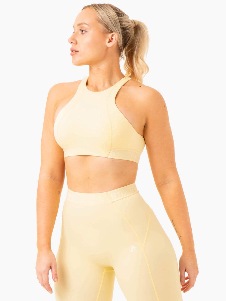 Ryderwear Level Up High Impact Sports Bra Butter | BJQ-159672