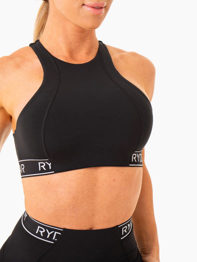 Ryderwear Level Up High Impact Sports Bra Svarta | DYW-916253