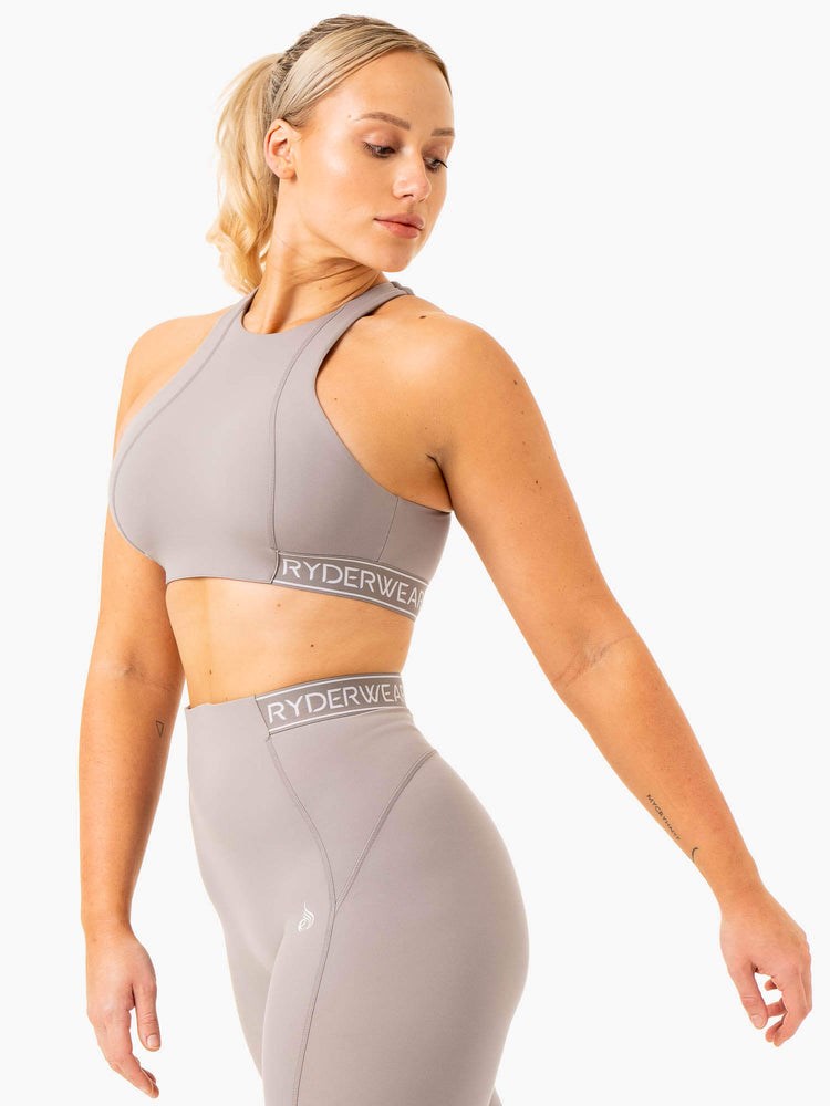 Ryderwear Level Up High Impact Sports Bra Grå | ORN-597640