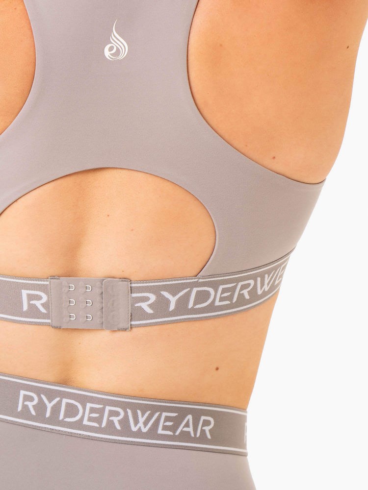 Ryderwear Level Up High Impact Sports Bra Grå | ORN-597640