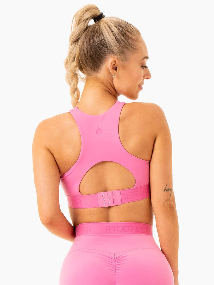 Ryderwear Level Up High Impact Sports Bra Rosa | POW-027694