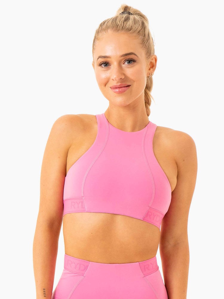 Ryderwear Level Up High Impact Sports Bra Rosa | POW-027694