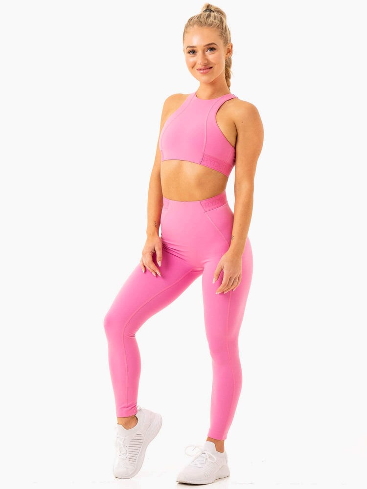 Ryderwear Level Up High Impact Sports Bra Rosa | POW-027694