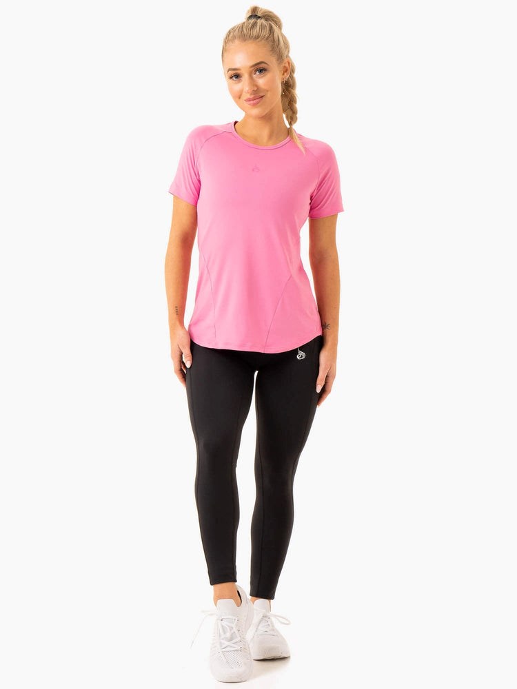 Ryderwear Level Up Tränings T-Shirt Rosa | MBE-193204