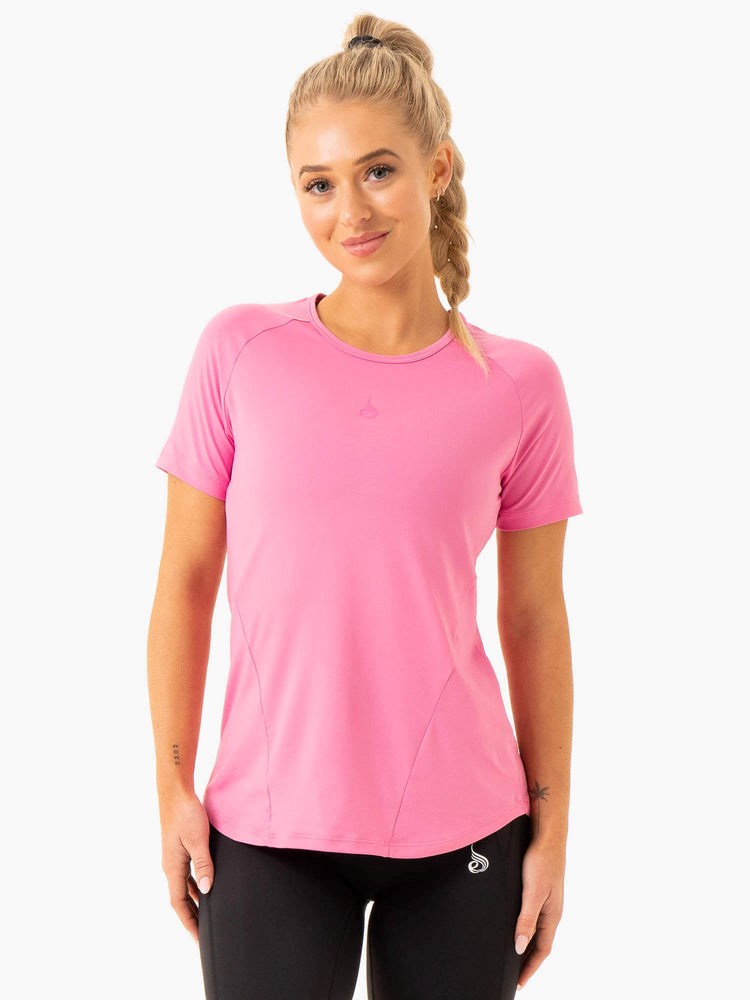 Ryderwear Level Up Tränings T-Shirt Rosa | MBE-193204