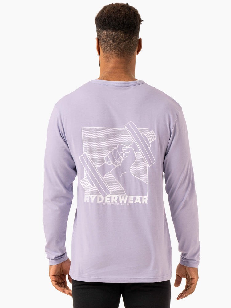 Ryderwear Lift Long Sleeve T-Shirt Lavendel | VFT-439126