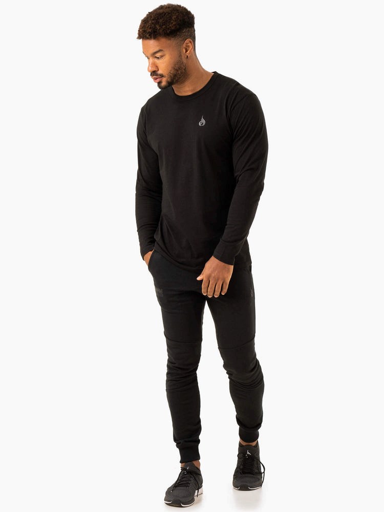 Ryderwear Lift Long Sleeve T-Shirt Svarta | KRQ-391780