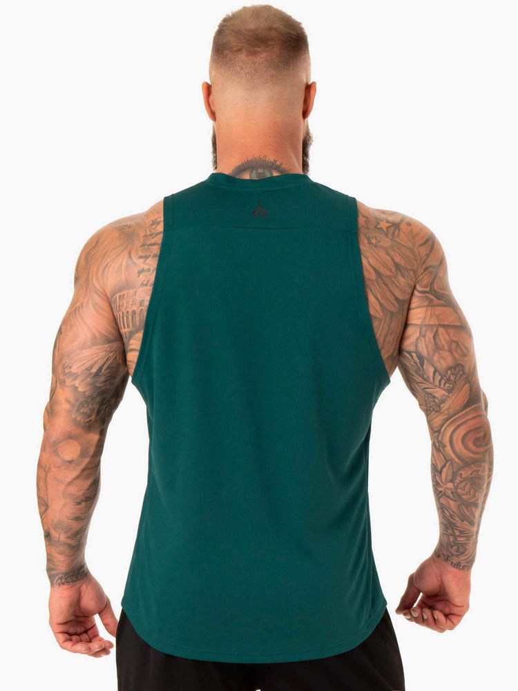 Ryderwear Lift Mesh Baller Tank Emerald | TVR-953042