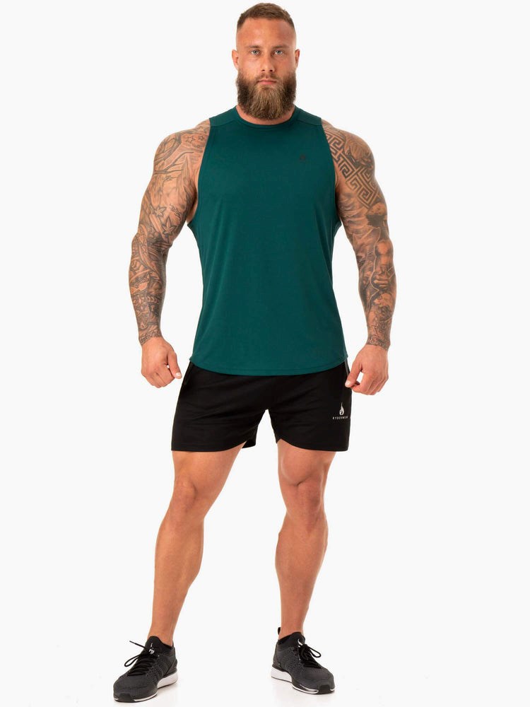 Ryderwear Lift Mesh Baller Tank Emerald | TVR-953042