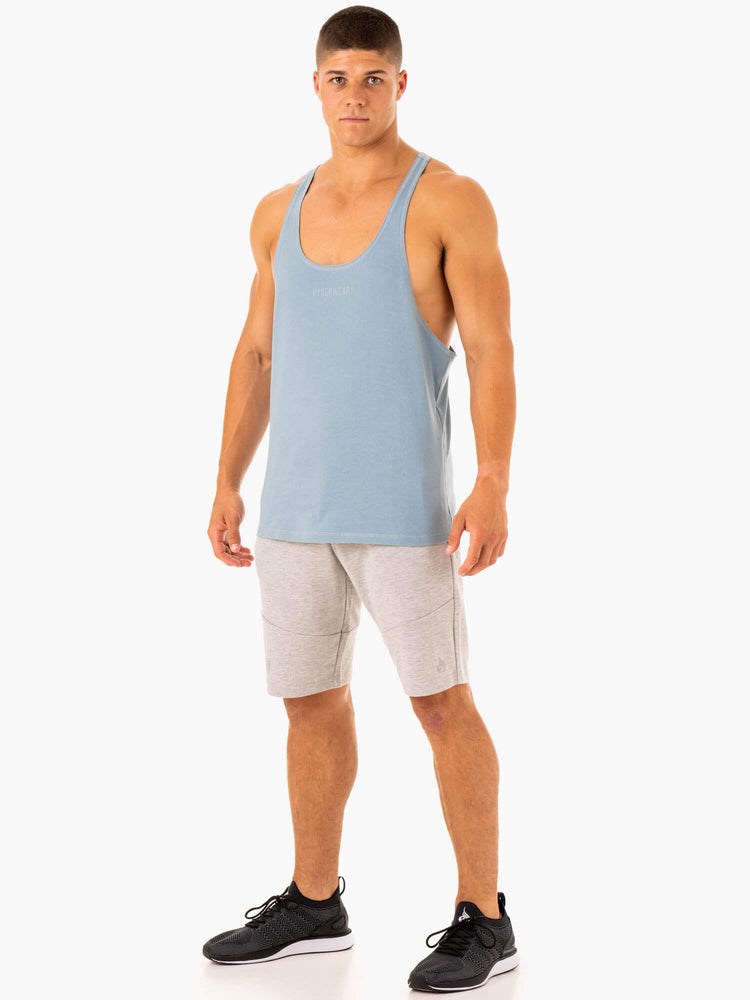 Ryderwear Limitless Stringer T-Back Blå | RZN-078951