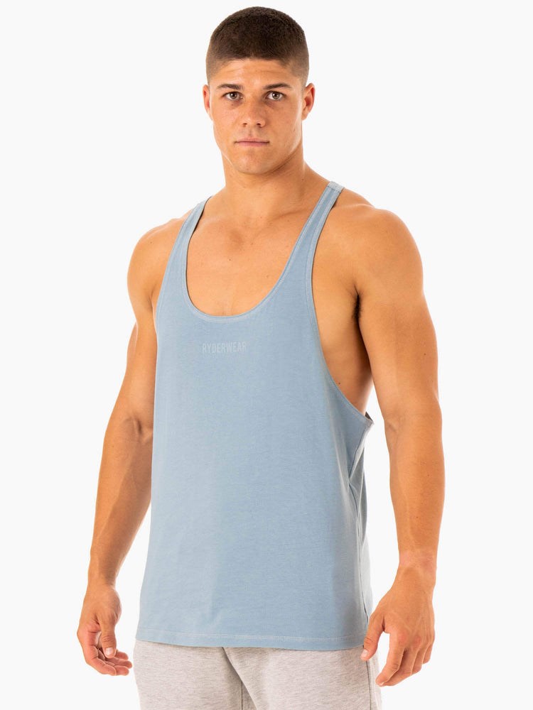 Ryderwear Limitless Stringer T-Back Blå | RZN-078951