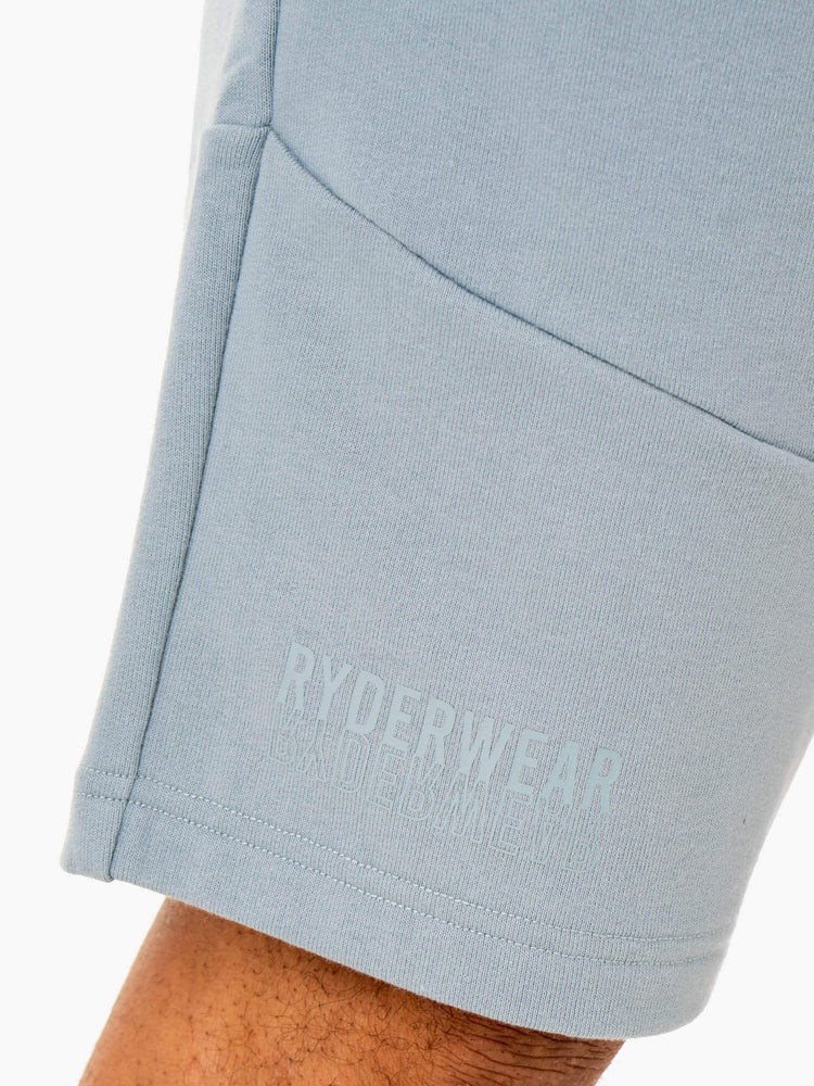 Ryderwear Limitless Track Korta Blå | QMN-280549