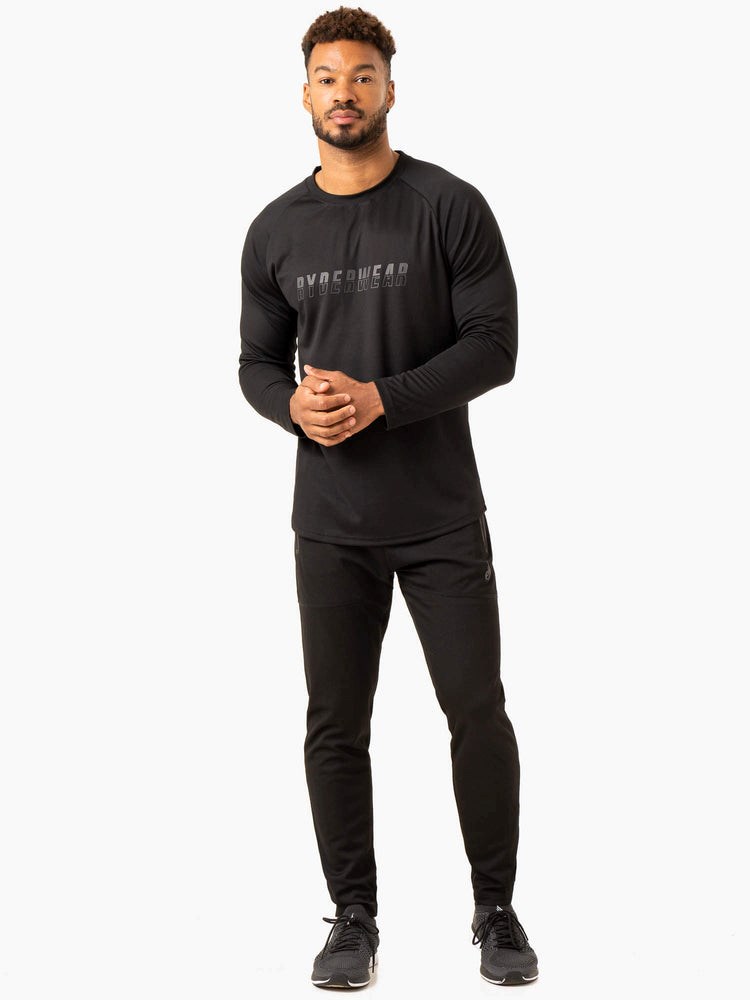 Ryderwear Mesh Tränings Pant Svarta | VKP-432718