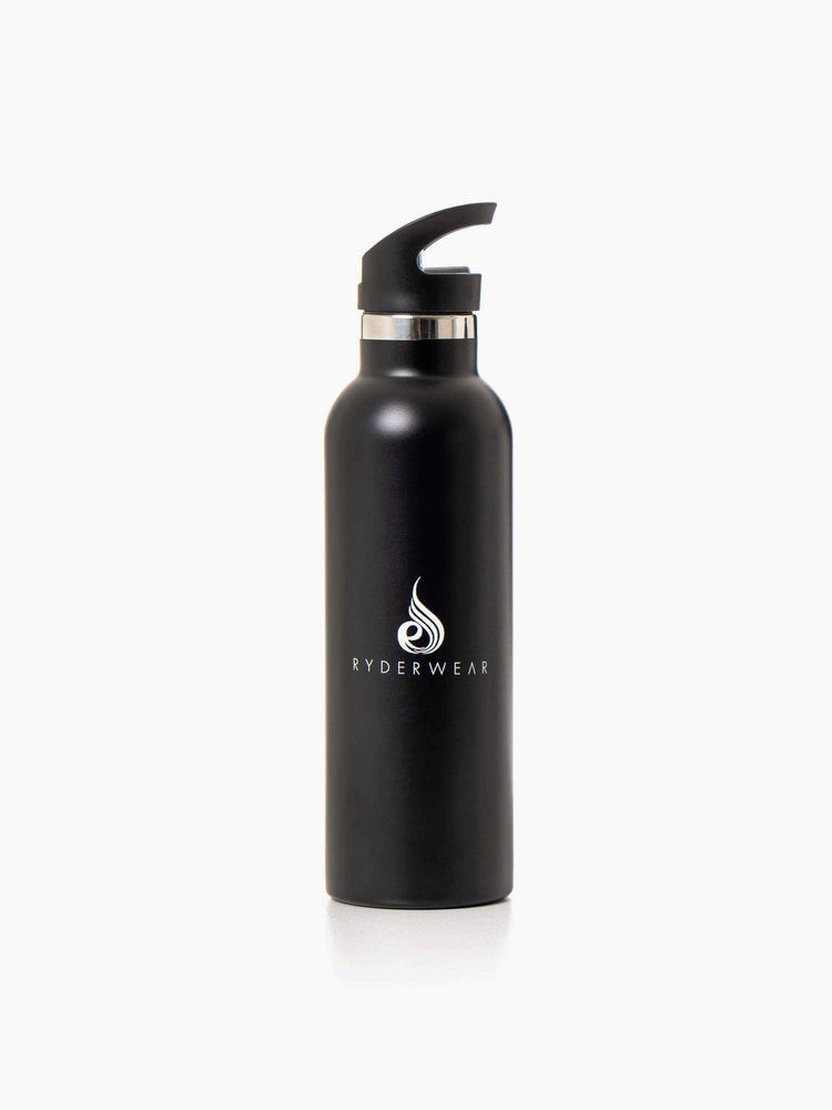 Ryderwear Metal Vatten Bottle Svarta | AYV-945601