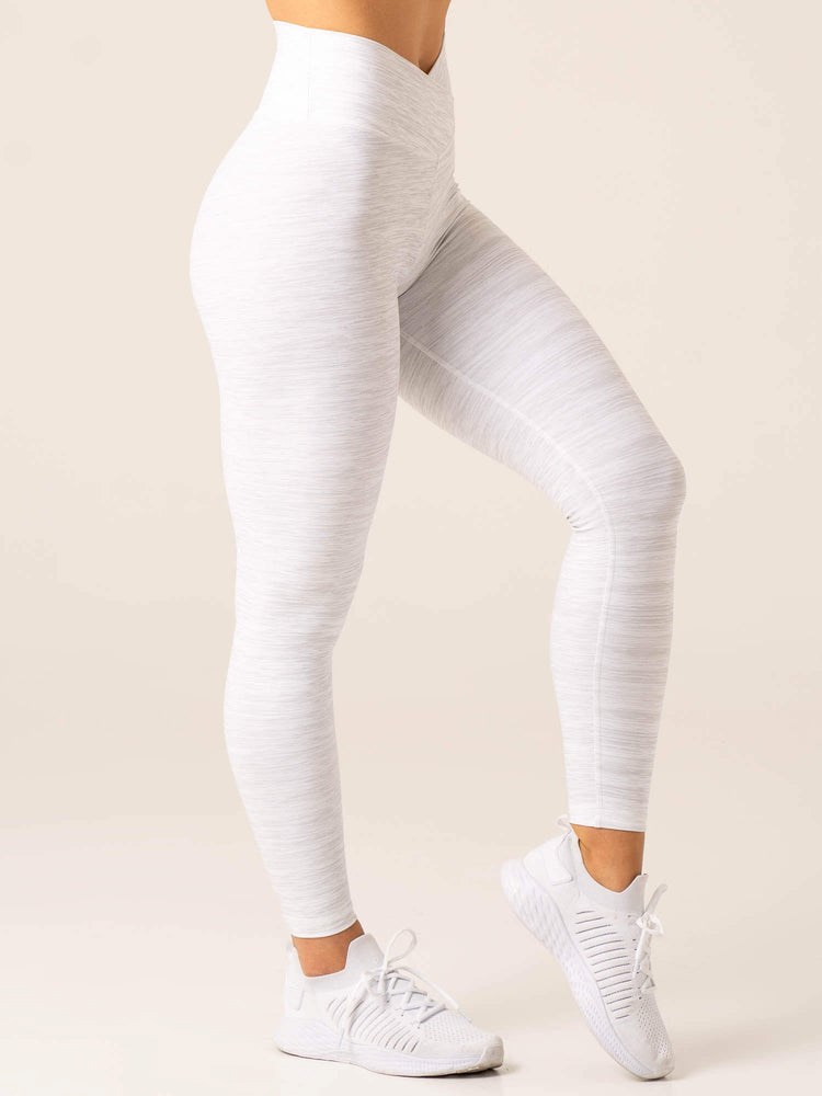 Ryderwear Momentum Cross Over Scrunch Leggings Grå | CXD-507964