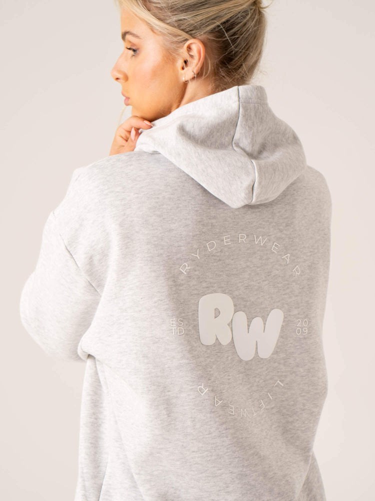 Ryderwear Momentum Hoodie Grå | HVE-376450