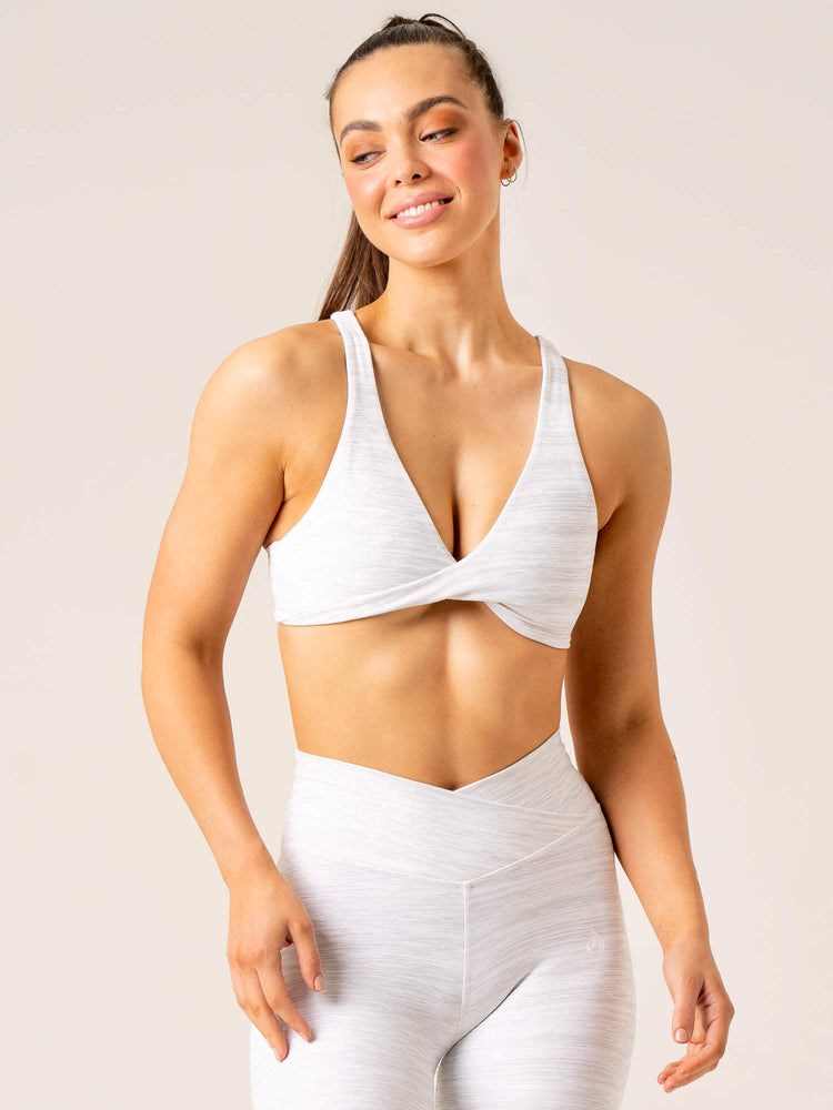 Ryderwear Momentum Twist Sports Bra Grå | PKF-379465