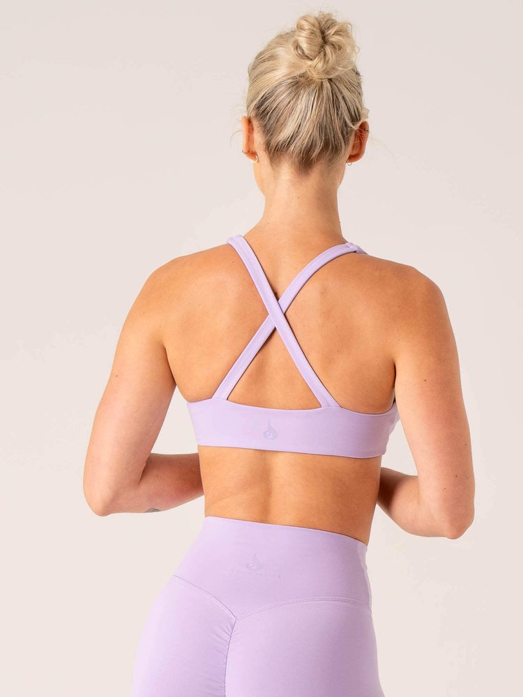 Ryderwear Momentum Twist Sports Bra Lavendel | DGJ-021534